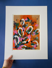 Load image into Gallery viewer, New Girl Series, "Prank Sinatra", 11"x14", Original Abstract Acrylic Painting