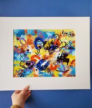 Load image into Gallery viewer, "Autumn Creek" 11"x14" Original Abstract Acrylic Painting