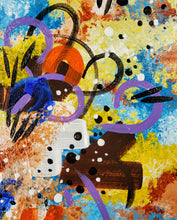 Load image into Gallery viewer, "Autumn Creek" 11"x14" Original Abstract Acrylic Painting