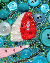 Load image into Gallery viewer, Bulbasaur 11"x14" Button and Bead art