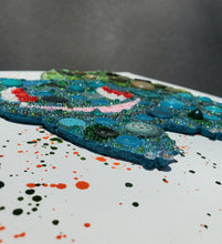 Load image into Gallery viewer, Bulbasaur 11"x14" Button and Bead art