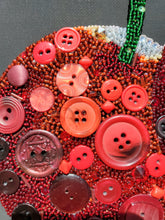 Load image into Gallery viewer, Ludo Cherries 9"x12" Button and Bead Art