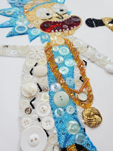 Load image into Gallery viewer, Rick and Morty Button & Bead Art