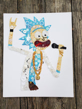 Load image into Gallery viewer, Rick and Morty Button & Bead Art