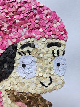 Load image into Gallery viewer, Louise Belcher wall art, Paper Mosaic, Bob's Burgers Fan Art