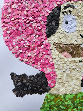 Load image into Gallery viewer, Louise Belcher wall art, Paper Mosaic, Bob's Burgers Fan Art