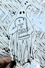 Load image into Gallery viewer, This Is Boo Sheet, Ghost Vinyl Sticker, Large Stickers, Spooky Season Stickers, Funny Ghost Sticker