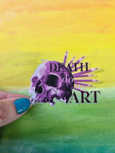 Load image into Gallery viewer, Til Death Do Us Art Vinyl Sticker, Art Sticker, Gift for Artist, Artist Gift, Artist Sticker, Emo Sticker, Goth Art, Sticker for laptop