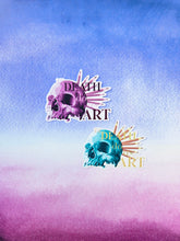 Load image into Gallery viewer, Til Death Do Us Art Vinyl Sticker, Art Sticker, Gift for Artist, Artist Gift, Artist Sticker, Emo Sticker, Goth Art, Sticker for laptop