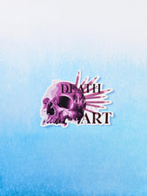 Load image into Gallery viewer, Til Death Do Us Art Vinyl Sticker, Art Sticker, Gift for Artist, Artist Gift, Artist Sticker, Emo Sticker, Goth Art, Sticker for laptop