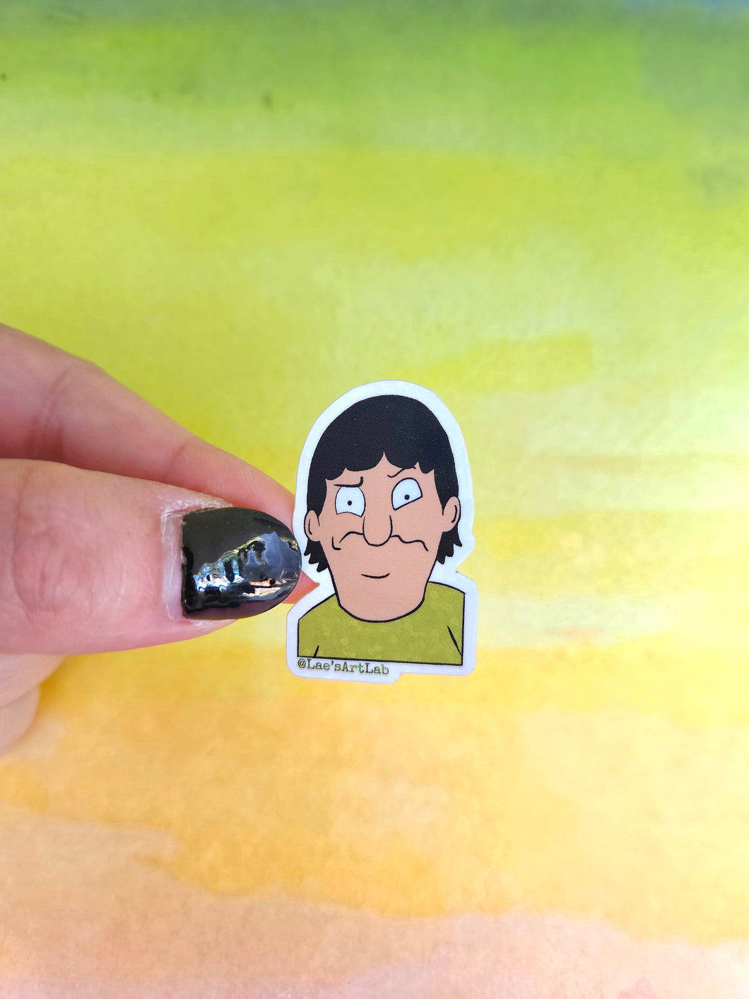 Gene Belcher Vinyl Sticker, Bob's Burgers Sticker, Bob's Burgers Gift