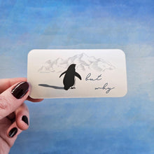Load image into Gallery viewer, But Why Nihilist Penguin Sticker

