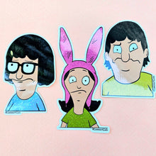Load image into Gallery viewer, Bob's Burgers Belcher Kids Sticker Set
