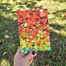 Load image into Gallery viewer, Bright Orange Bead Art Print, Signed Limited Edition
