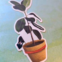 Load image into Gallery viewer, Luffy The Rubber Plant Sticker
