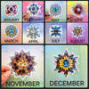 Birth Month Vinyl Stickers