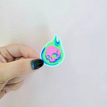 Load image into Gallery viewer, Pink Skull Vinyl Sticker
