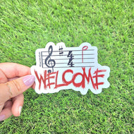 Welcome Sticker