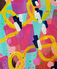 Load image into Gallery viewer, &quot;Handbag Happenings&quot;, 5&quot;x7&quot;, Original Abstract Acrylic Painting
