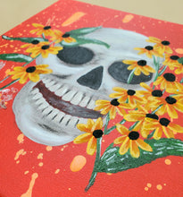Load image into Gallery viewer, &quot;Susan&quot; Skull Painting on Canvas
