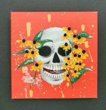 Load image into Gallery viewer, &quot;Susan&quot; Skull Painting on Canvas
