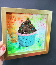 Load image into Gallery viewer, Chocolate Tie-Dye Cupcake
