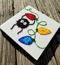 Load image into Gallery viewer, Christmas Soot Sprite bead art
