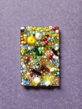 Load image into Gallery viewer, Multi-color Refrigerator Magnets, Rainbow Kitchen Decor, File Cabinet Magnets, Unique Gift, Handmade Decor, Bead Art

