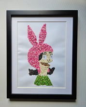 Load image into Gallery viewer, Louise Belcher wall art, Paper Mosaic, Bob&#39;s Burgers Fan Art
