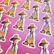 Load image into Gallery viewer, Big Boot Louise Sticker, Bob&#39;s Burgers Sticker, Louise Belcher Sticker, Cowboy Louise, Bob&#39;s Burgers Gift, Louise Belcher, Bob&#39;s Burgers
