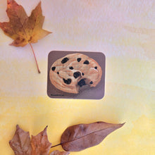 Load image into Gallery viewer, Skull Chip Cookie Sticker, Emo Sticker, Baking Sticker, Bakery Art, Cookie Sticker, Subtle Skull Art, Bakery Sticker, Edgy Sticker
