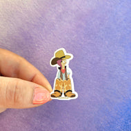 Big Boot Louise Sticker, Bob's Burgers Sticker, Louise Belcher Sticker, Cowboy Louise, Bob's Burgers Gift, Louise Belcher, Bob's Burgers